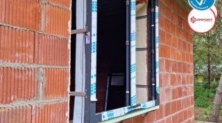 Prawidłowy montaż okien z wysunięciem w warstwę ocieplenia.